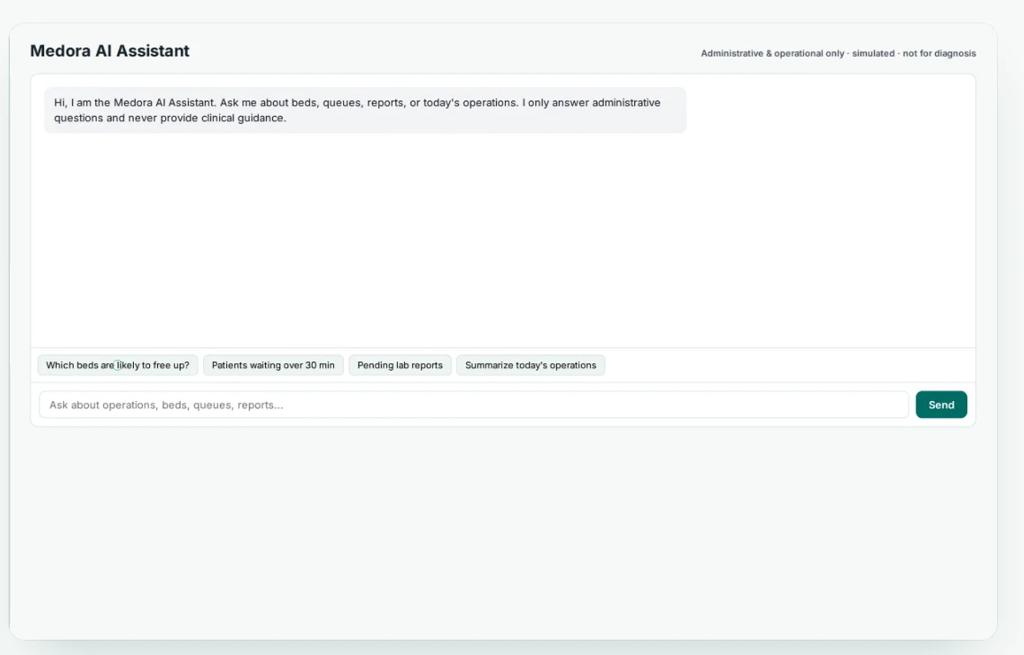 Ask, and get a clear answer: screen from the pilot